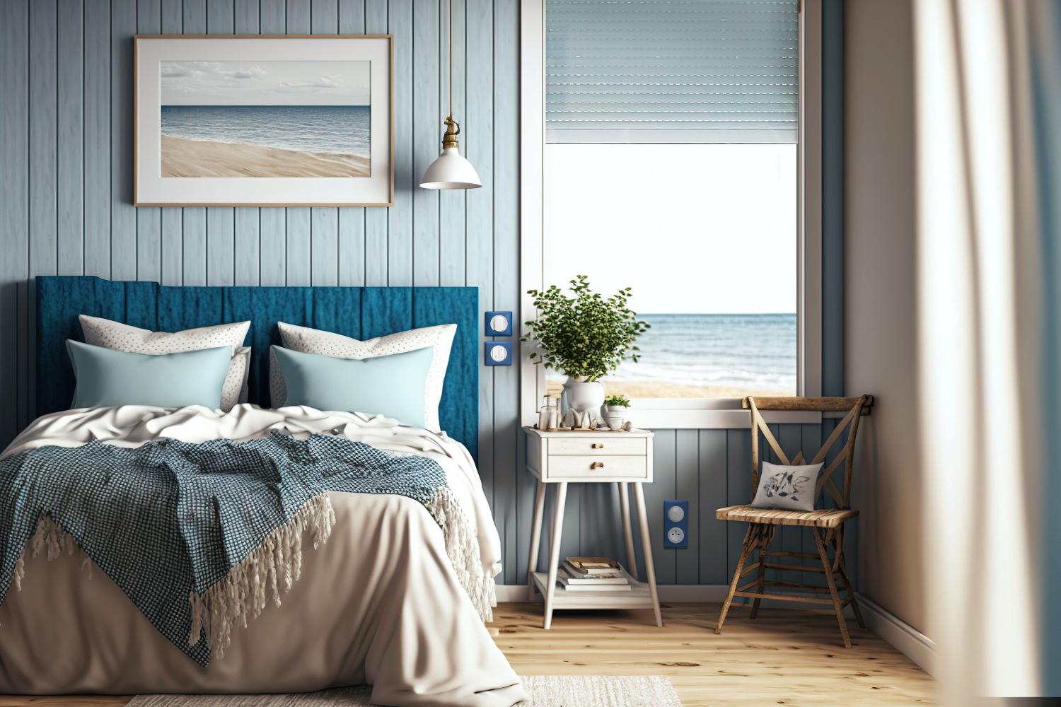 Chambre volet roulant et point de commende self e legrand