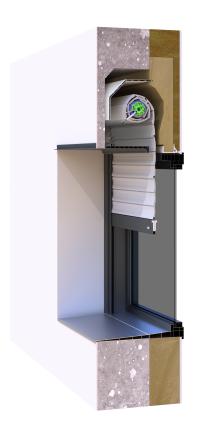 Coffre demi-linteau béton, béton léger et tc3