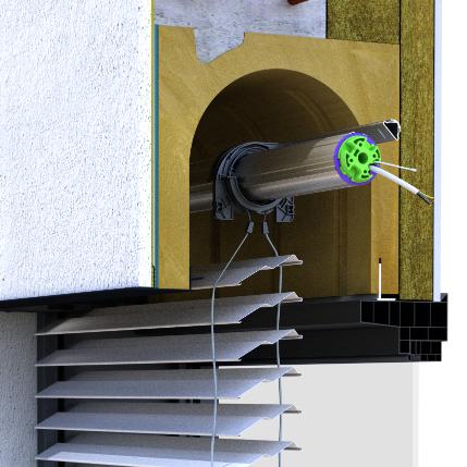 Coffre tunnel GAO Brise soleil orientable zoom