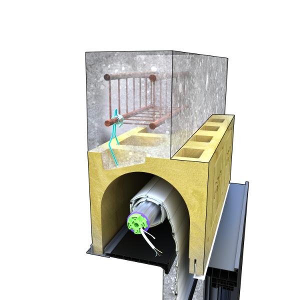 Coffre tunnel GAO liaison entre le cofre et le bati