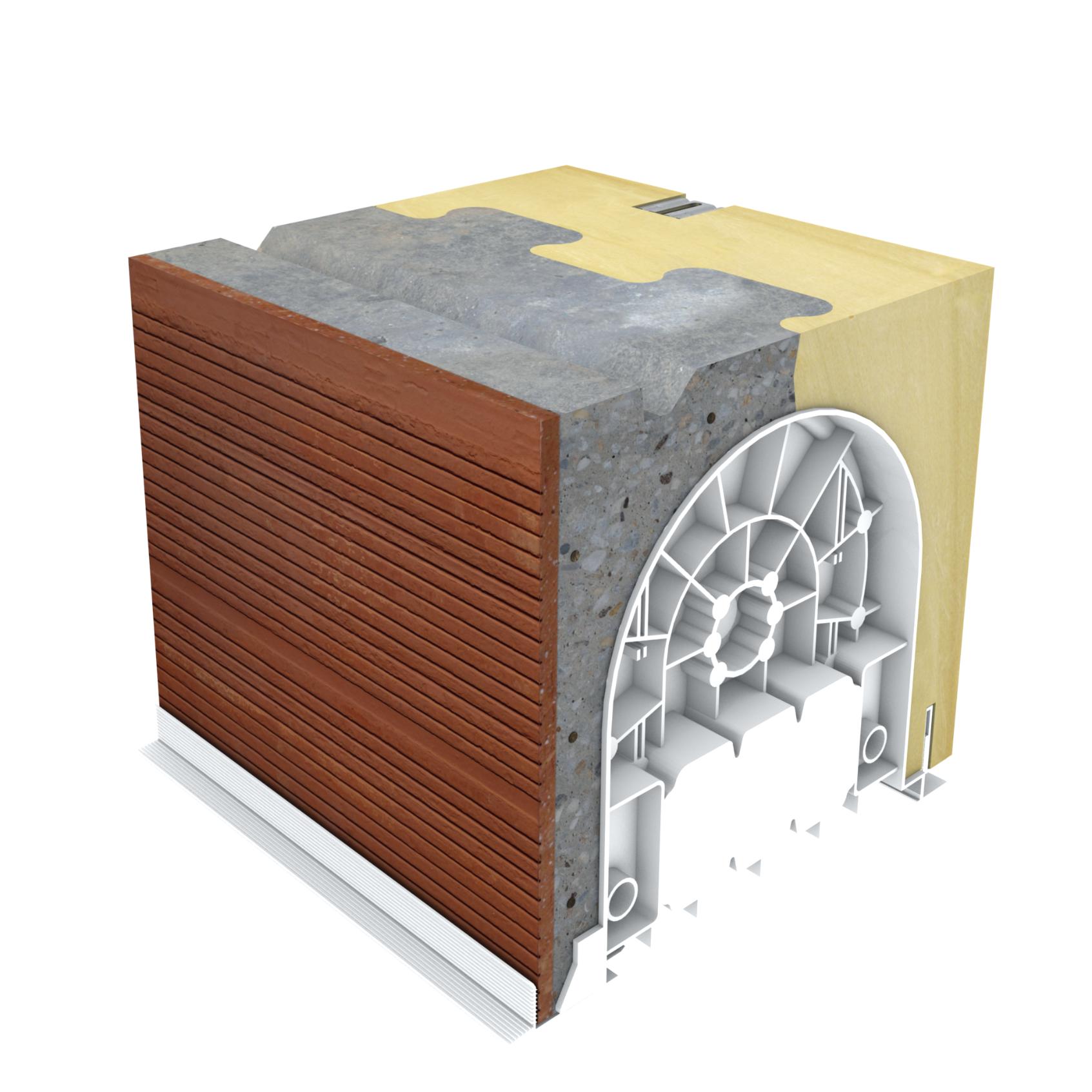 Coffre tunnel Perfecto Gen 3 parement terre cuite