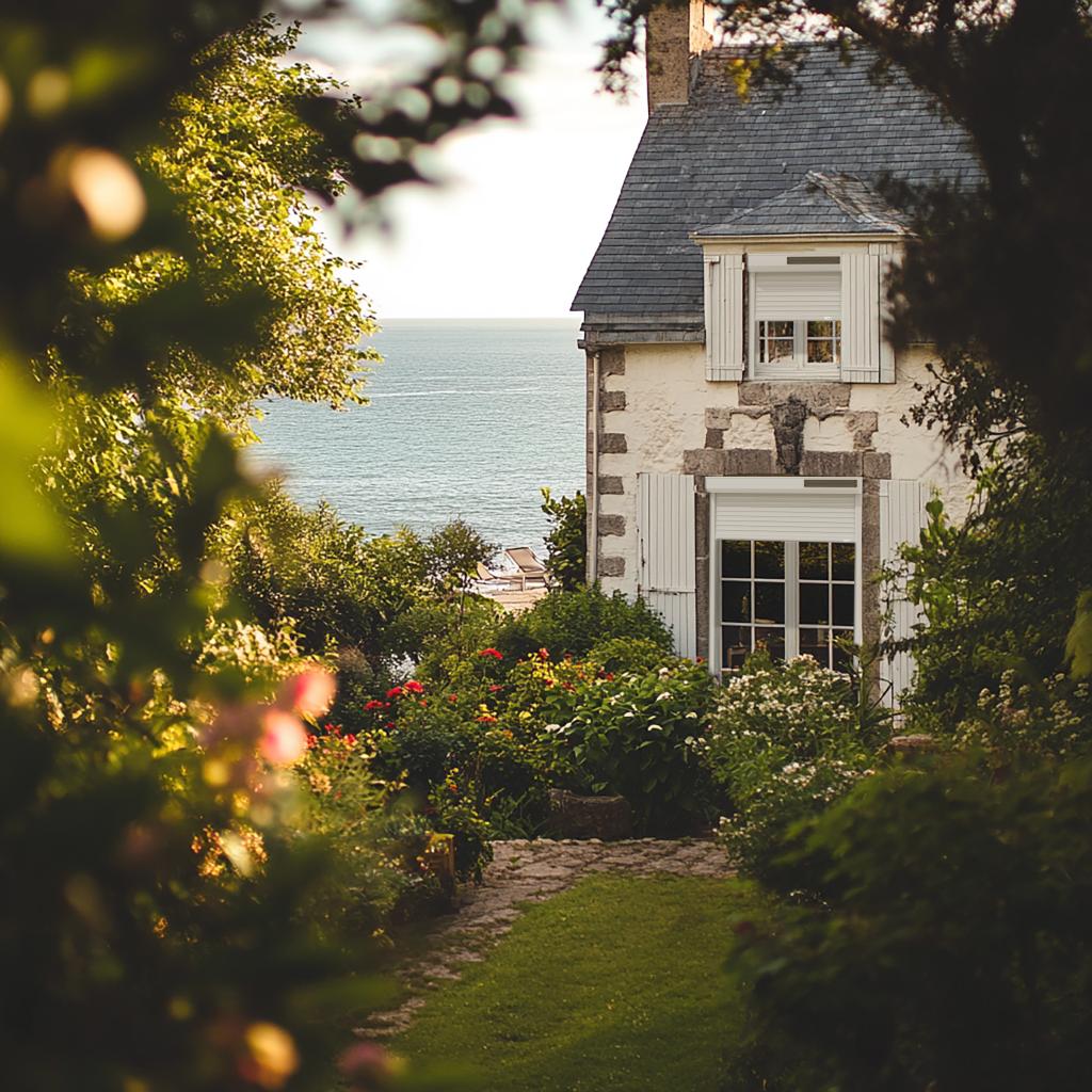 Maison de charme volet roulant renovation horizon solaire